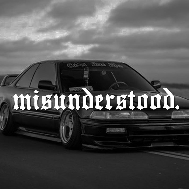 Misunderstood Decal Sticker Windshield