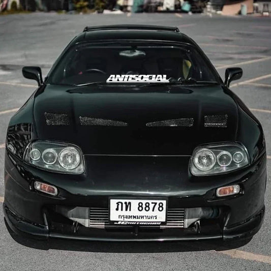 Antisocial Letter Car Stickers for Rear Window