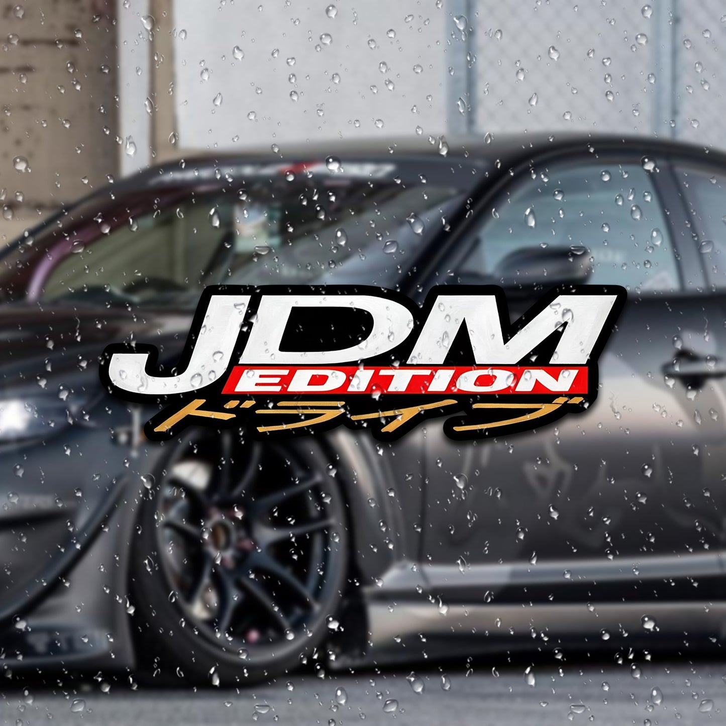 JDM Edition Style Japanese Character Stickers