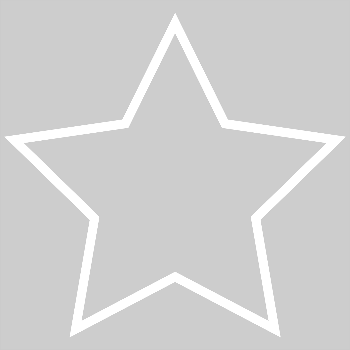 Star outline decal