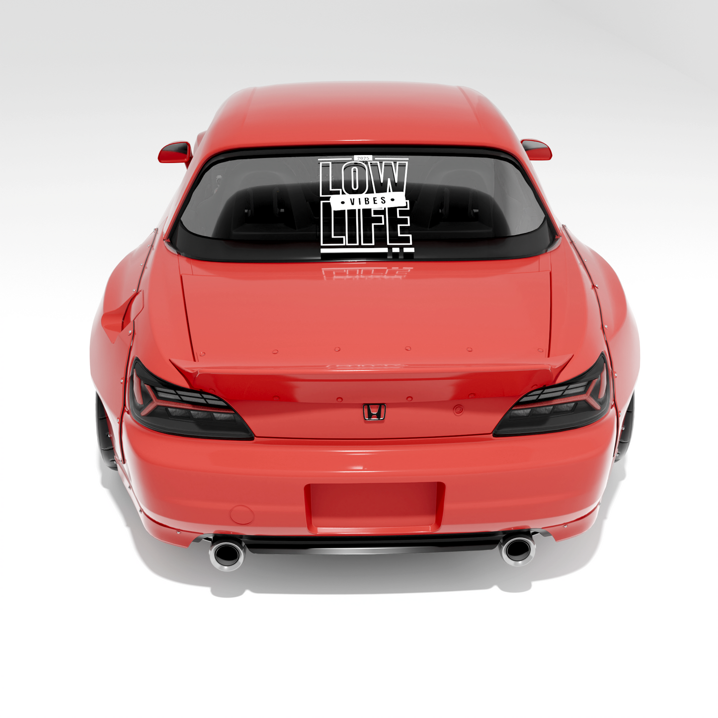 Low life vibes real window decals sticker jdm