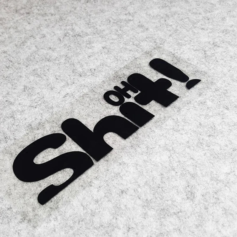 Car Stickers OHSHIT decal