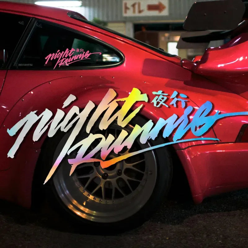 Night Runner I Japan Style decal