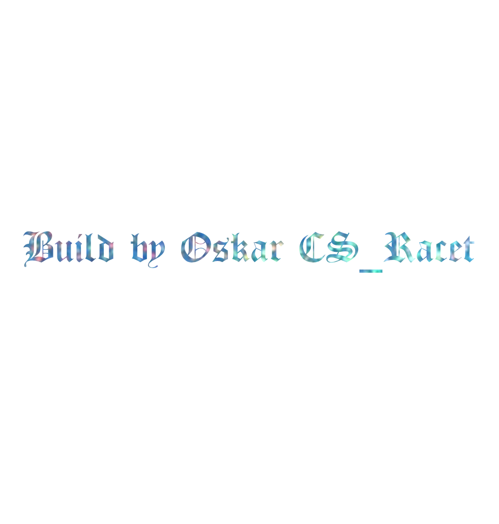 Custom Vinyl: Build by Oskar CS_Racet - custom-order-1783503402235-(qty 1)