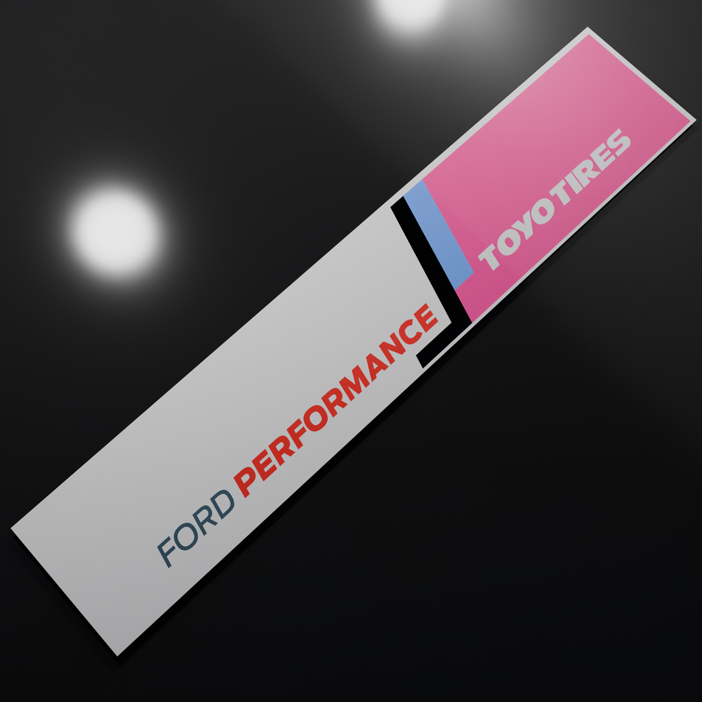Banderole de pare-brise Performance Sunstrip compatible avec Ford