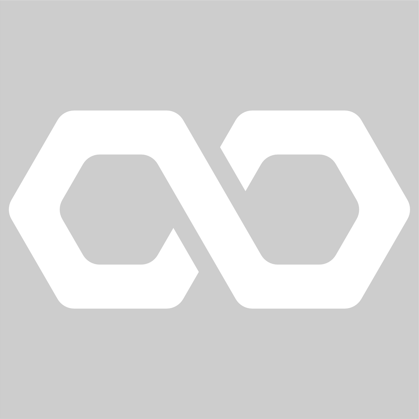 Eckiger Infinity-Aufkleber