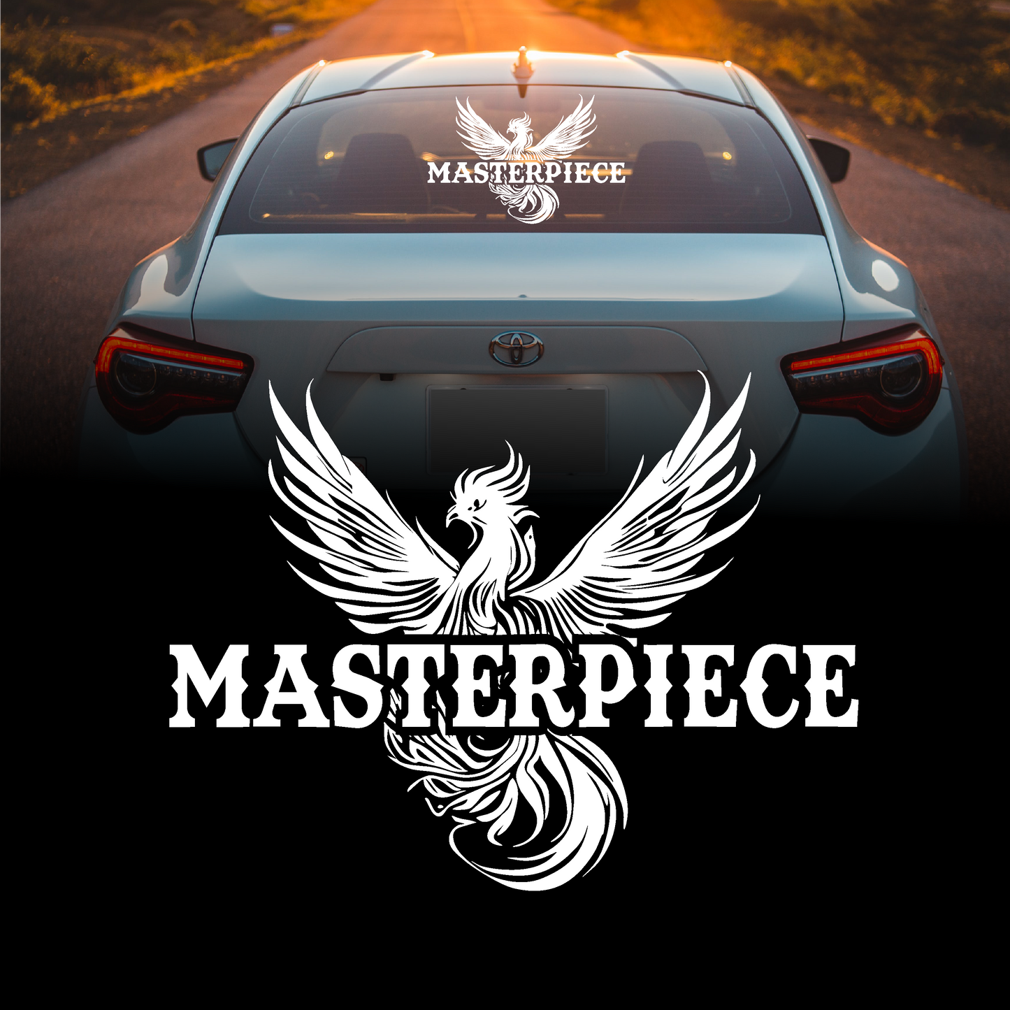 Grand pare-brise arrière Masterpiece Phoenix