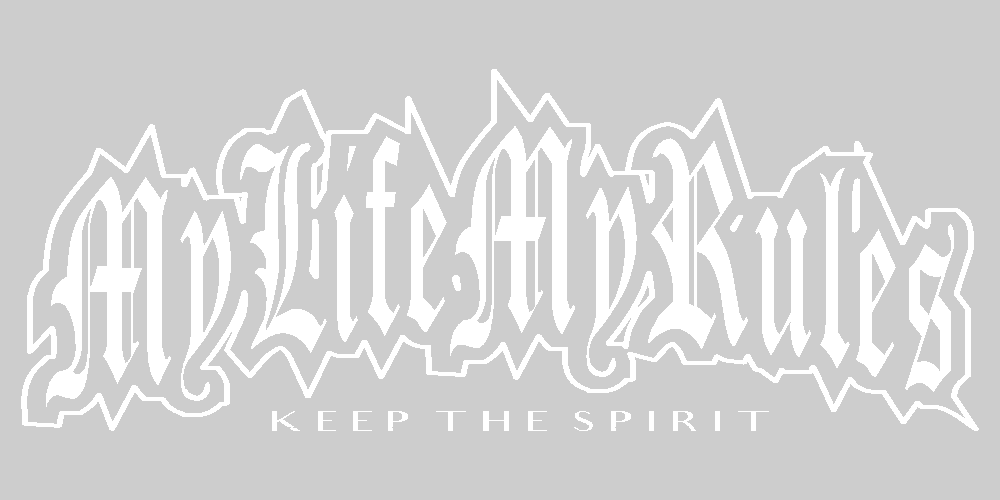 Mein Leben, meine Regeln - Aufkleber für die Heckscheibe