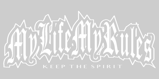 My Life My Rules -Rear Windshield decal sticker