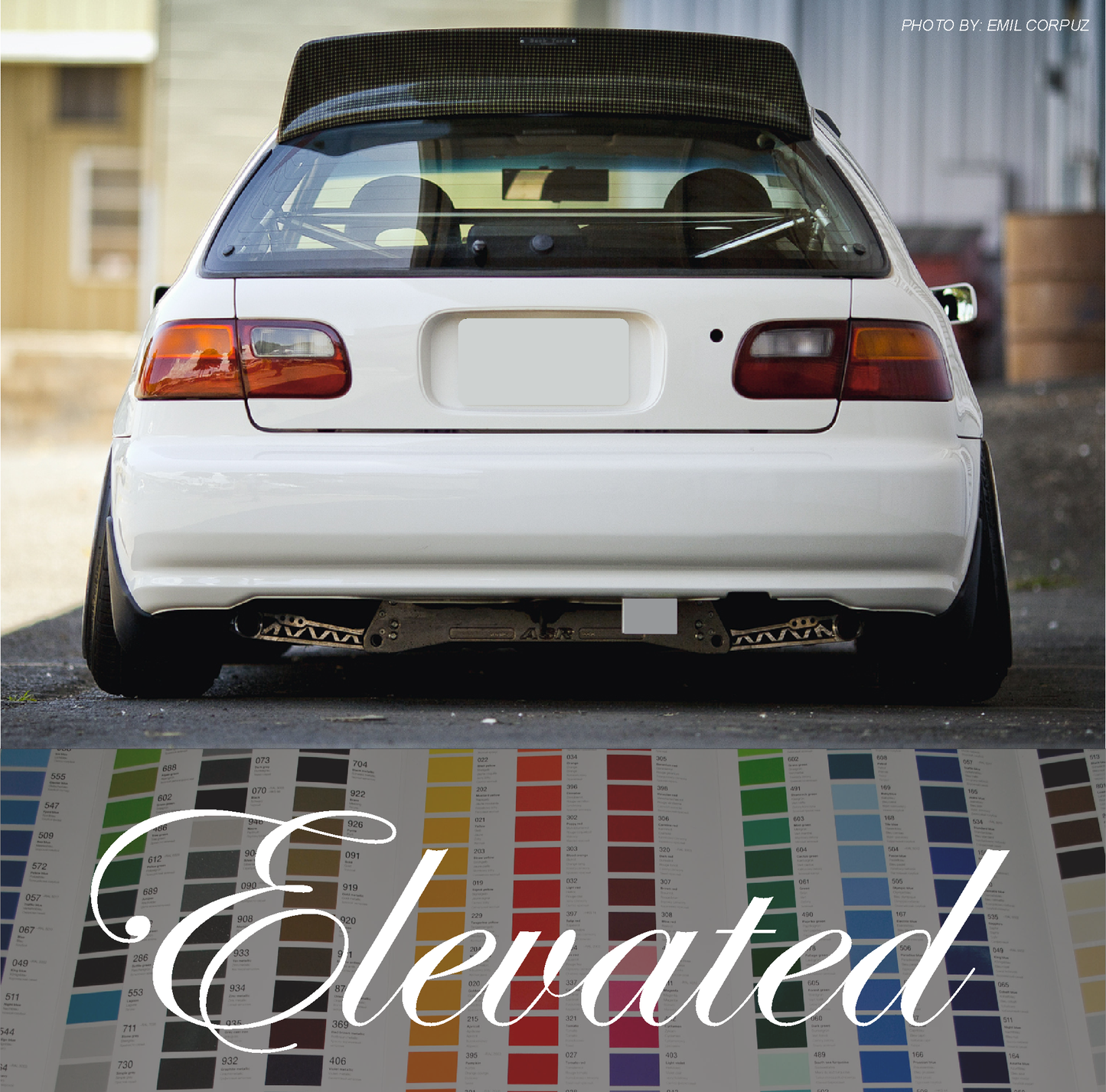 Elevated Violent windshield car sticker decal