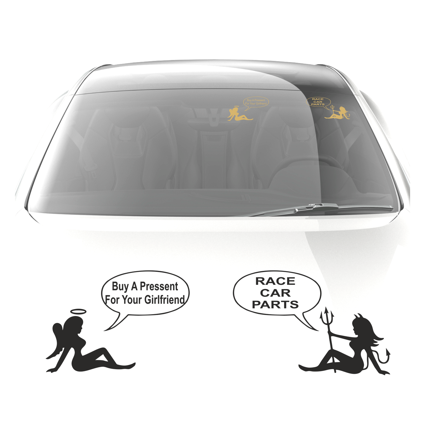 Angel devil car prts - stickyarteu