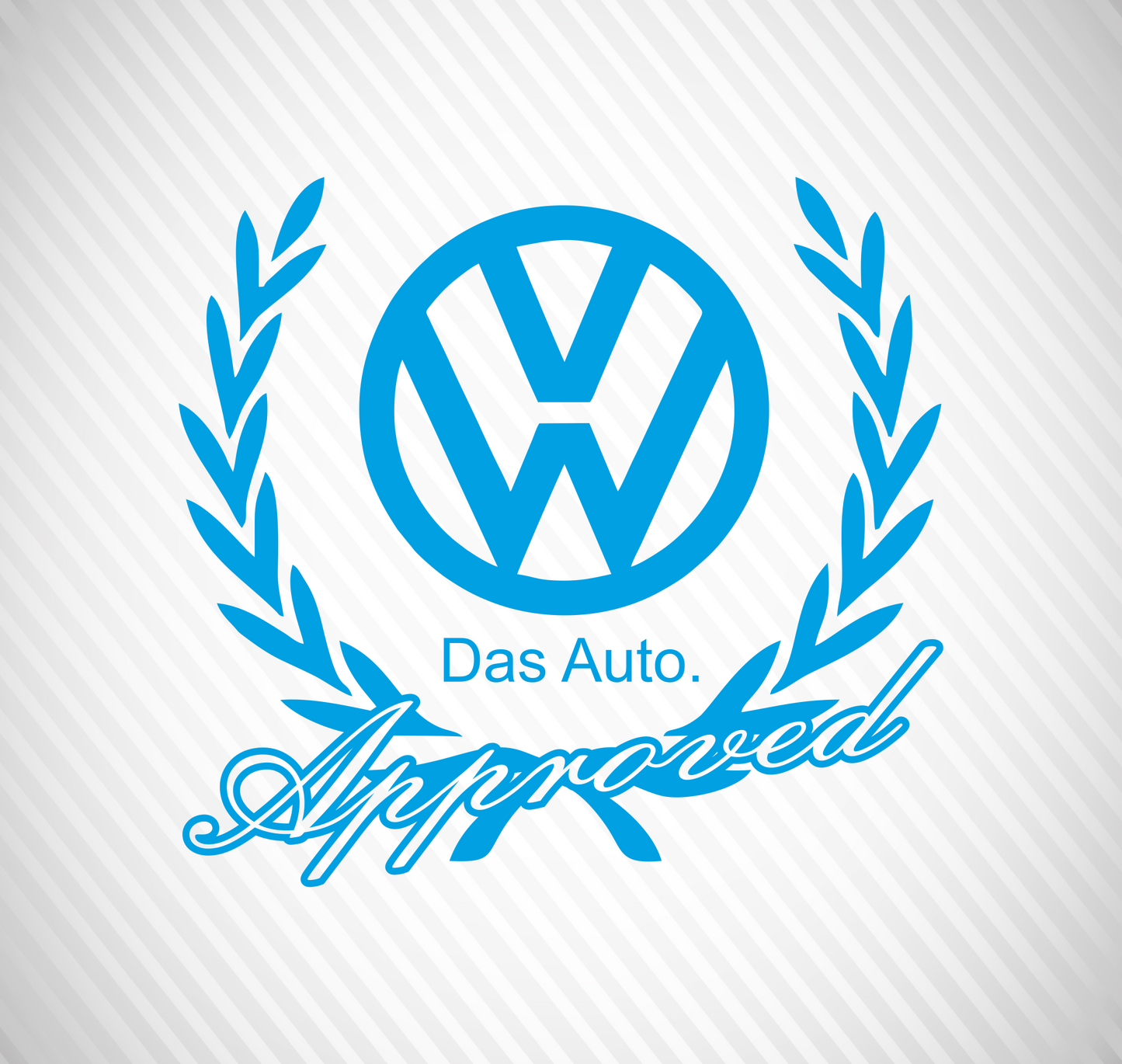VW das auto sticker - stickyarteu