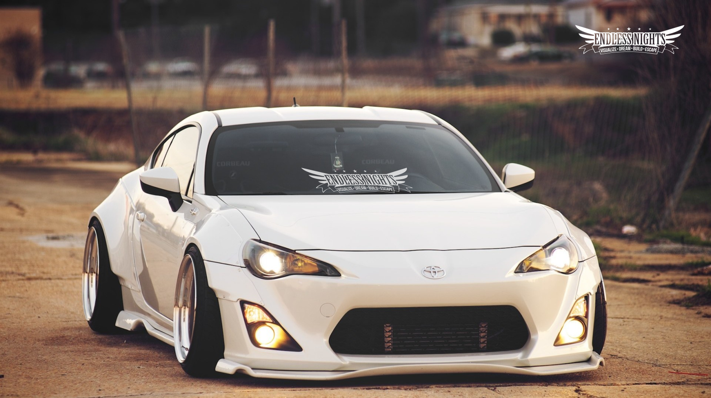 Endless Nights Japanese Decal Sticker