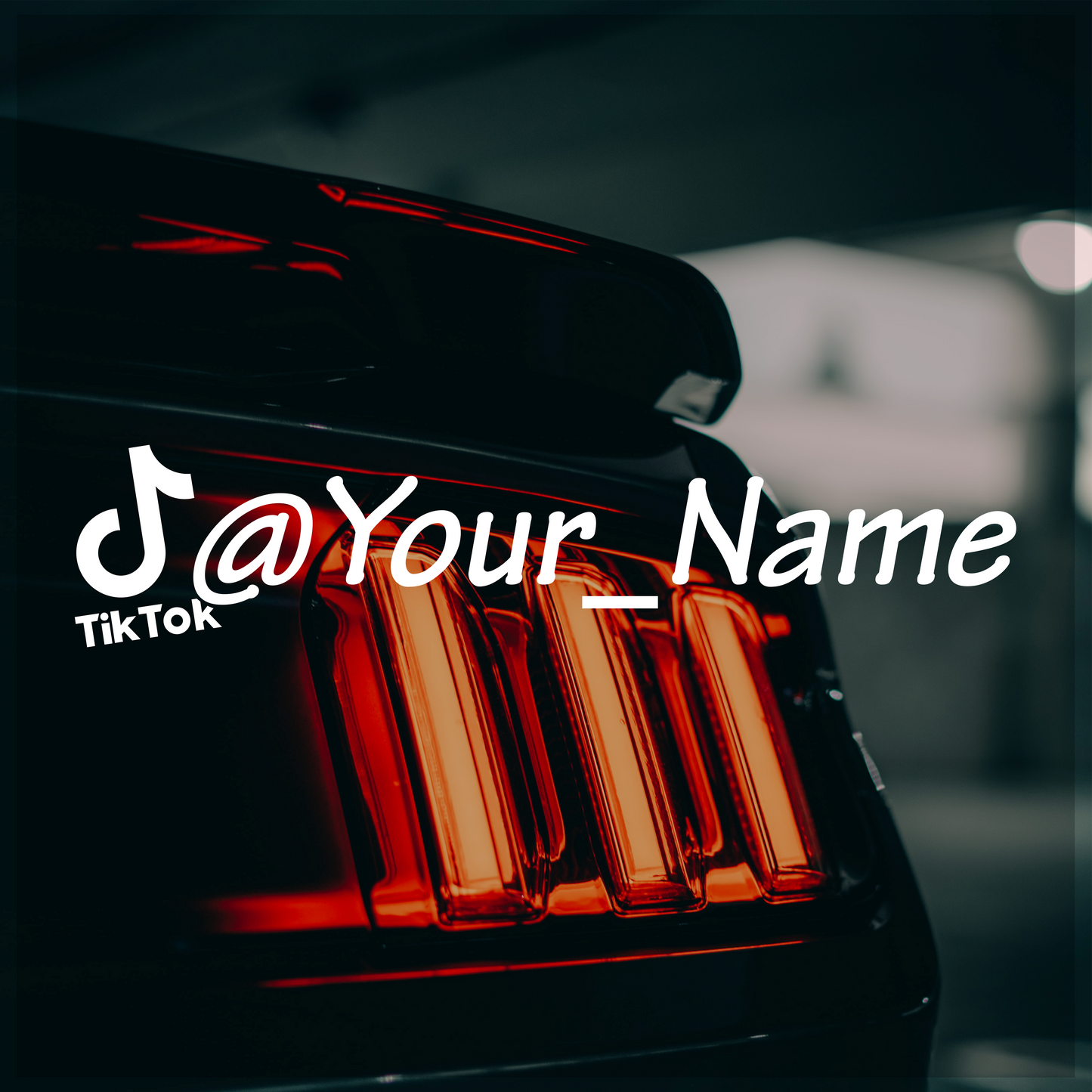 Autocollants de nom personnalisés TikTok