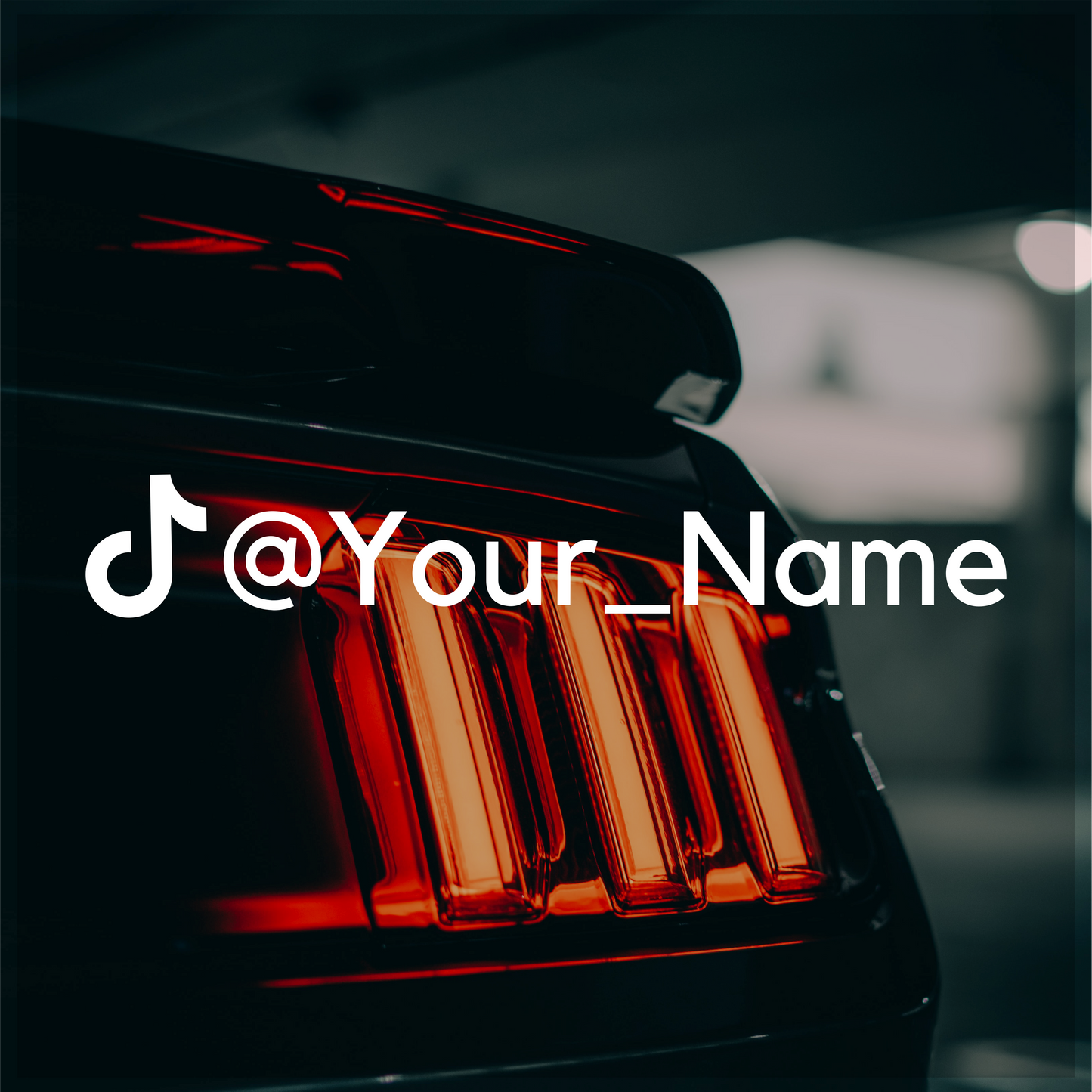 Autocollants de nom personnalisés TikTok