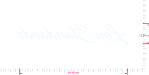 Text LowStandards Vinyl custom lettering decall/15.54 x 84.96 cm/ White /
