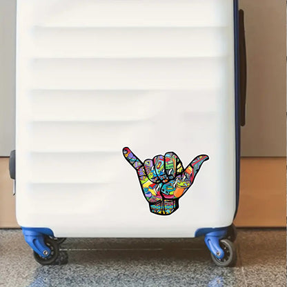 Hand Decal - Weatherproof Vinyl Sticker for Ca