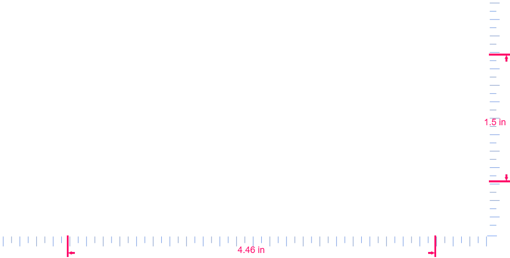 Text Labas1 Vinyl-Aufkleber mit individuellem Schriftzug/1,5 x 4,46 Zoll/ Weiß/