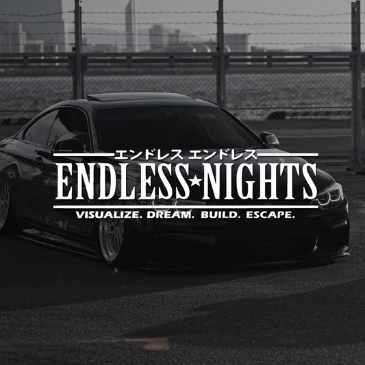 ENDLESS NIGHT JDM Car Window Decal Sticker
