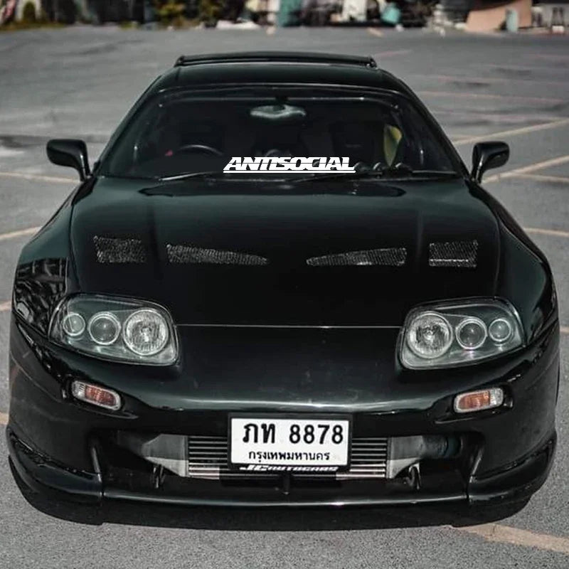 Antisocial Letter Car Stickers for Rear Window