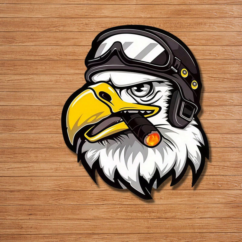 Cigar-Smoking Eagle sticker