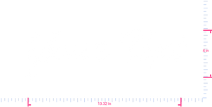 Text Your Text Vinyl-Aufkleber mit individuellem Schriftzug/4 x 13,32 Zoll/ Weiß/