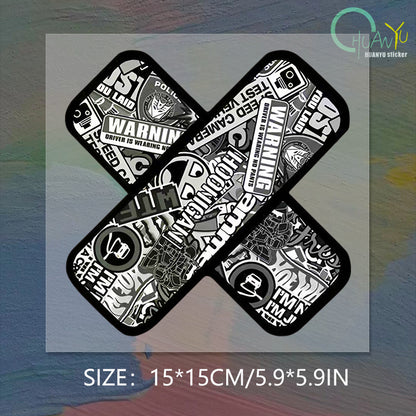 Bold Pattern Graffiti Bandage Design sticker