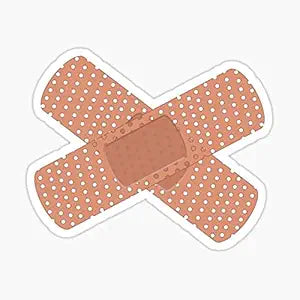 4x Band Aid Cool Funny Car Dent Stickers,