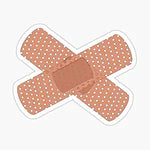 4x Band Aid Cool Funny Car Dent Stickers,
