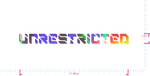 Text Unrestricted Vinyl custom lettering decall/1.01 x 11.46 in/ OilSlick Chrome /