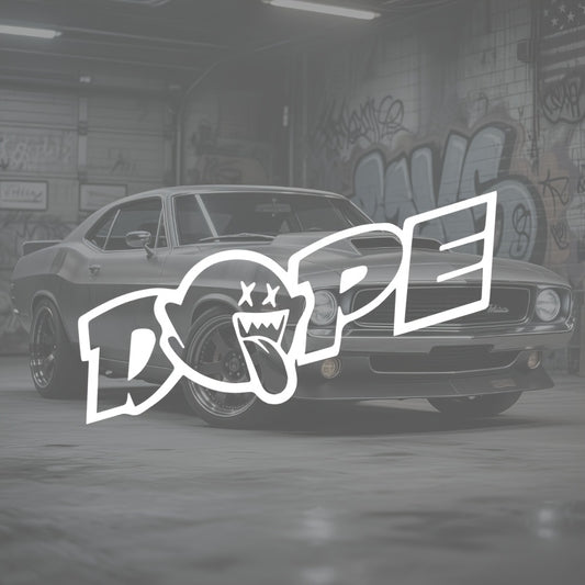 JDM "DOPE Sticker" Decal Sticker Car Windshield sticker