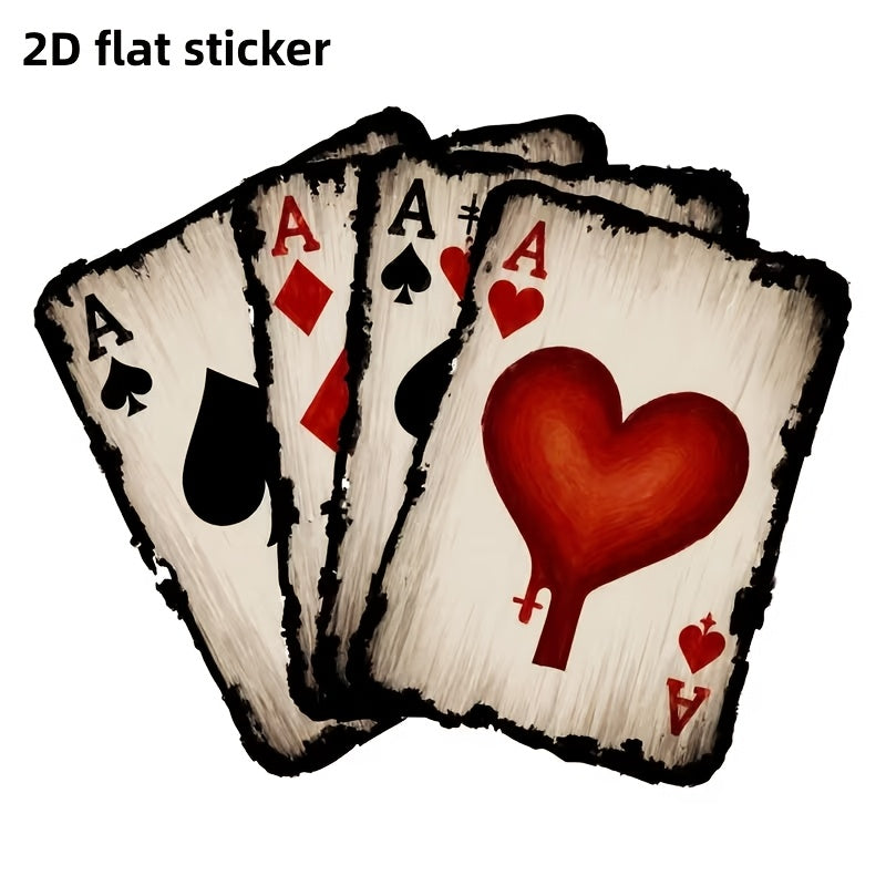 Retro Spade/Heart/Diamond Car Vinyl Sticker