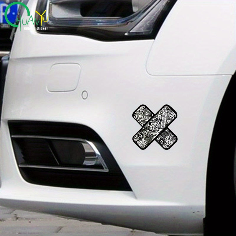 Bold Pattern Graffiti Bandage Design sticker