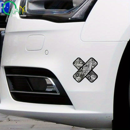Bold Pattern Graffiti Bandage Design sticker