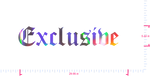 Text Exklusiver Vinyl-Aufkleber mit individuellem Schriftzug / 5,44 x 29,96 Zoll / OilSlick Chrome /