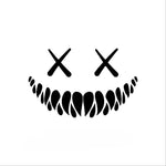 Demon Smiling Face Rear Windshield