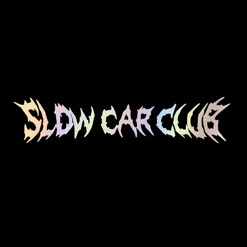 SLOW CAR CLUB Car Windshield Sticker