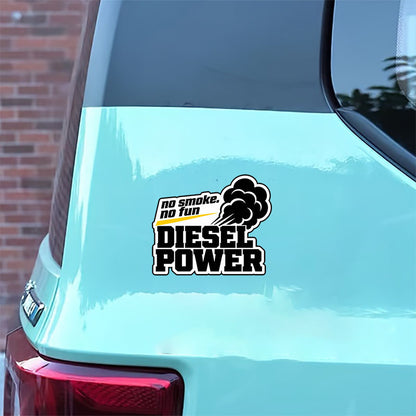 No Smoke No Fun Diesel Power Vinyl Sticker