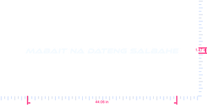 Text MABAIT NA DATENG SALBAHE Vinyl custom lettering decall/1.47 x 44.06 in/ White /