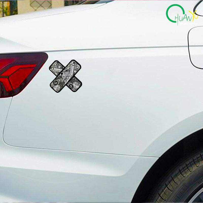 Bold Pattern Graffiti Bandage Design sticker