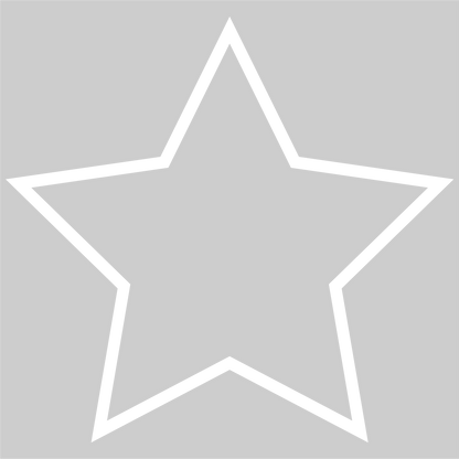 Aufkleber mit Sternumriss