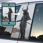 Aufkleber für die B-Säule der Autotür – individuell nach Bild – professioneller Druck