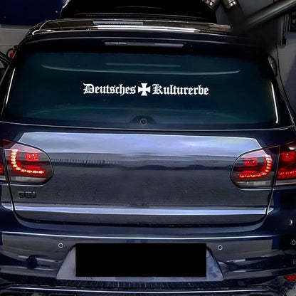 German culture car modification stickers