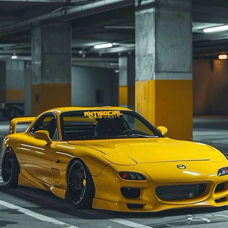 JDM Style 'ANTISOCIRL' Vinyls Decal