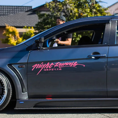Night Runner II Japan Style decal