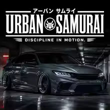 JDM Samurai Style Car Sticker Windshield Banner
