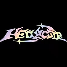 Hellacute Banner for Car Sticker Windshield Banner Decoration Motorcycle Sticker External Accessories Waterproof PVC Vinyl Decal