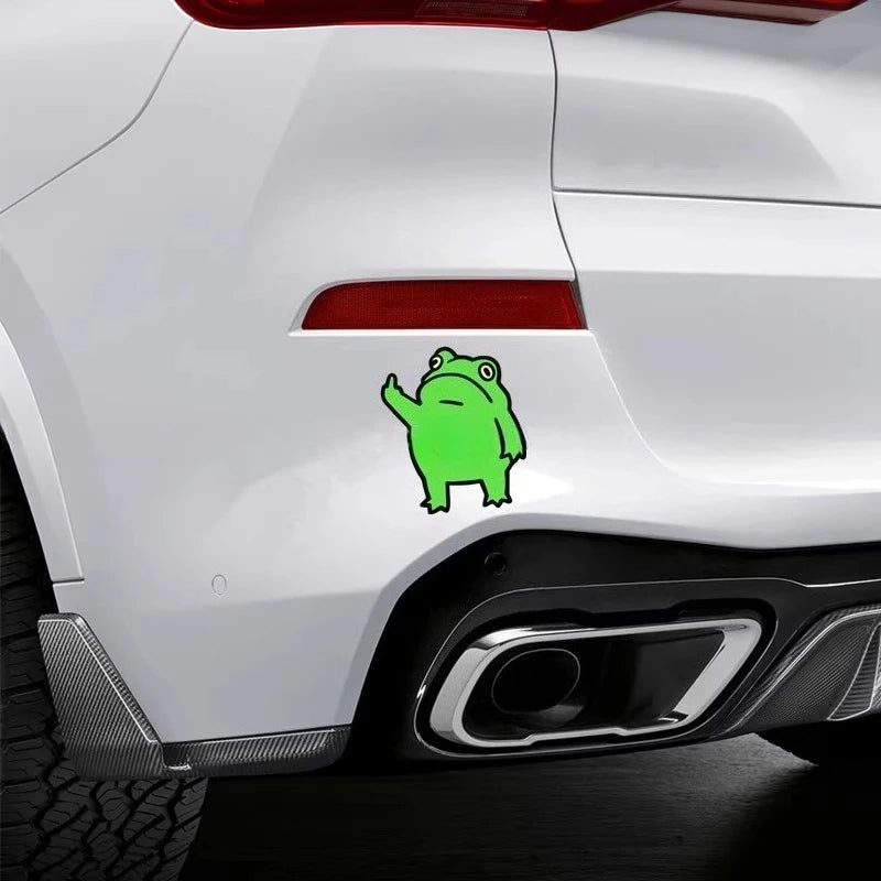 1Pc Funny Frog Vinyl Sticker