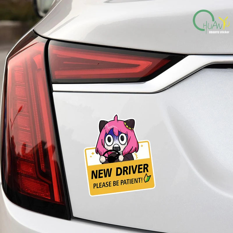Anime Car Sticker New Driver