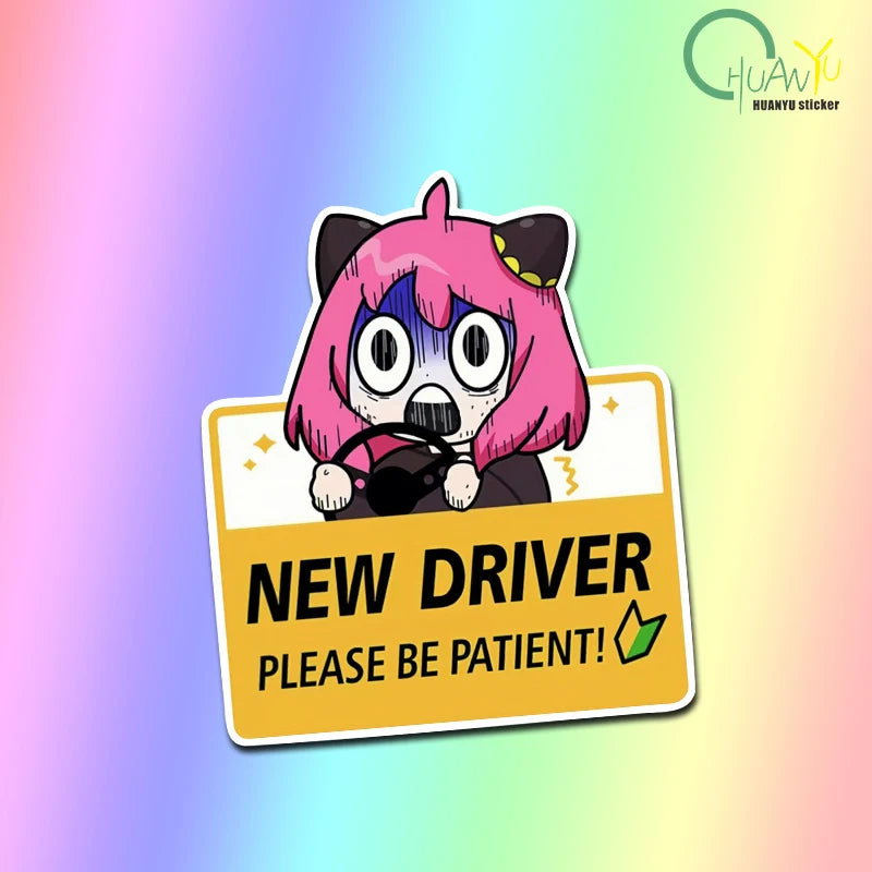 Anime Car Sticker New Driver